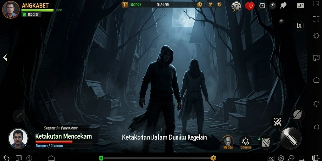 Gameplay ANGKABET yang mencekam dan penuh ketegangan.