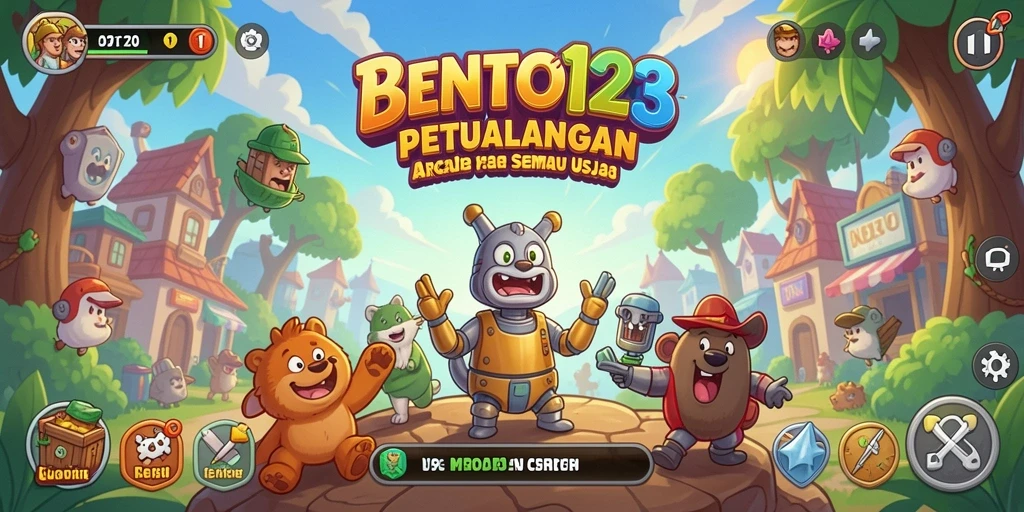 Gameplay BENTO123 yang penuh aksi dan tantangan seru.