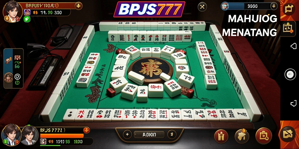 Tampilan gameplay Mahjong yang menarik dan penuh variasi.