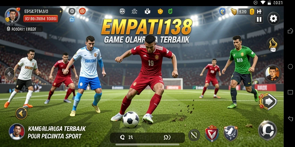 Tangkapan layar utama gameplay <strong>EMPATI138</strong> menampilkan aksi seru dalam olahraga.