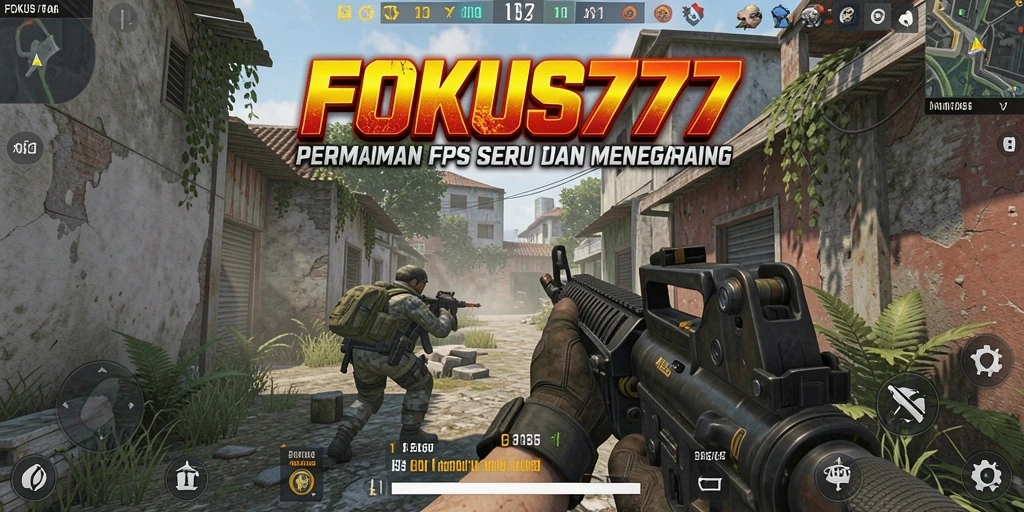 Tampilan menegangkan gameplay dalam FOKUS777 yang penuh aksi.