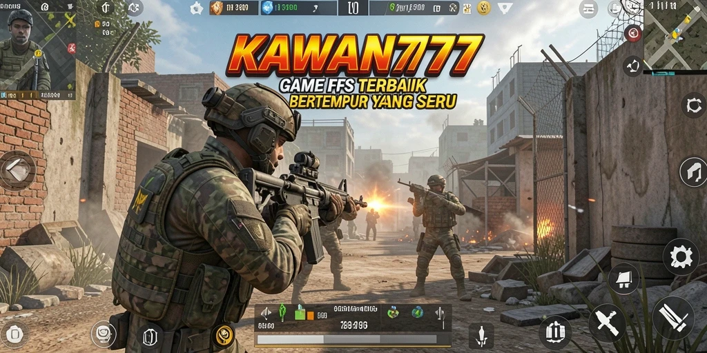 Gameplay KAWAN777 yang intens dan menegangkan di medan perang.