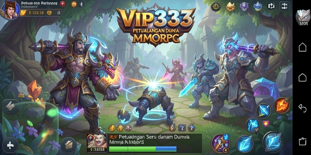 Gameplay seru dalam dunia petualangan MMORPG VIP333.